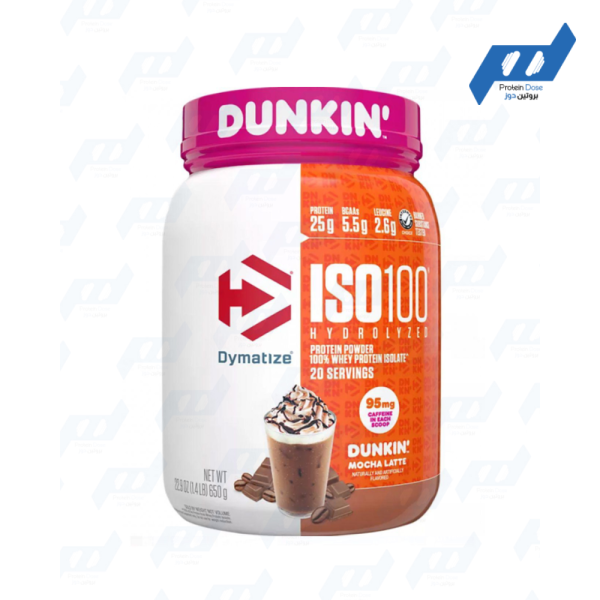 Dunkin' Dymatize ISO 100 Protein 1.3 lbs