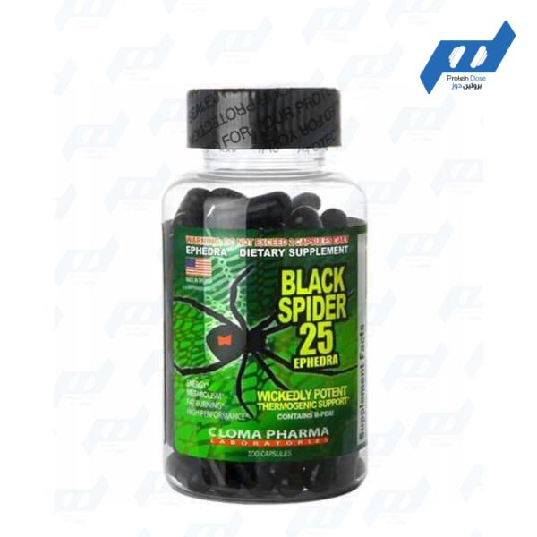 Cloma Pharma Black Spider Fat Burner 100 Tablets