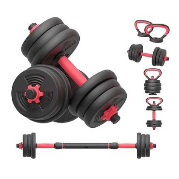 Adjustable 6-in-1 Dumbbell Set 20KG for Full Body Training – DS-A20