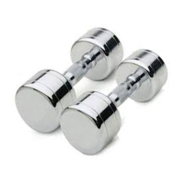 4kg Chrome Dumbbell Pair – Ideal for Safe Muscle Strengthening
