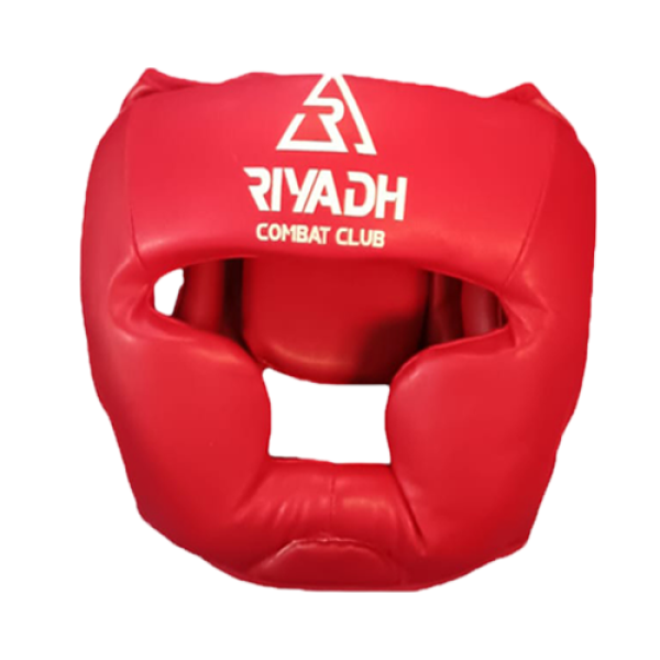 Adult  Boxing Head Guard - Red/Black