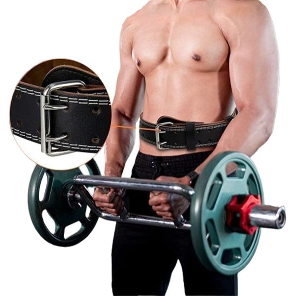 Heavy-Duty Leather Weightlifting Belt 120cm