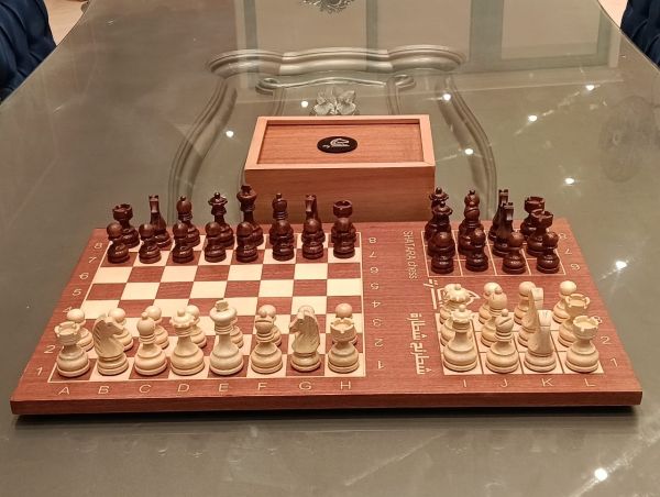 Big wooden shatara chess